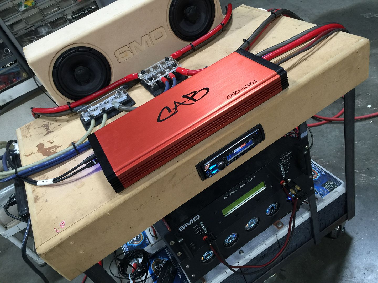 CAB 1600.1 (Car Audio Bargain) Rated 1600 watts RMS 1 ohm (pre Amp